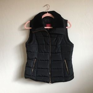 NWT Guess Monifa Vest Jet Black size M